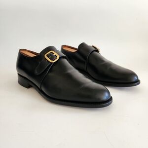 E.T. Wright Masters Collection Black Monk Strap Dress Shoes 11 EEEE Wide